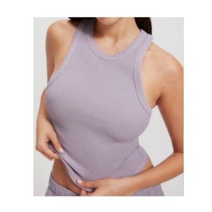 GOOD AMERICAN WAFFLE TANK